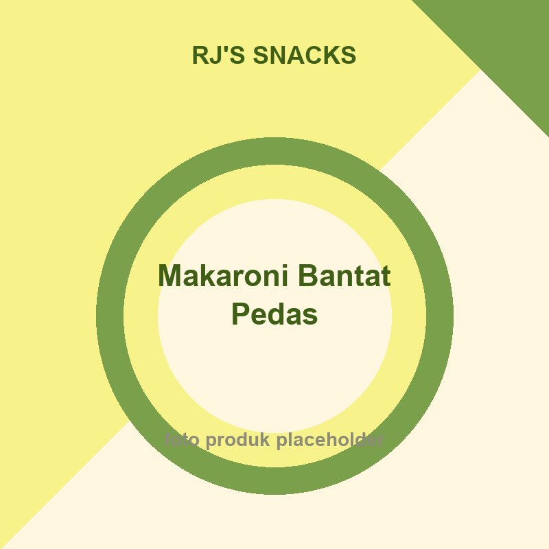 Makaroni Bantat Pedas
